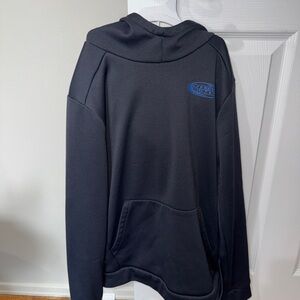 Under Armour Black Hoodie with Blue Logo